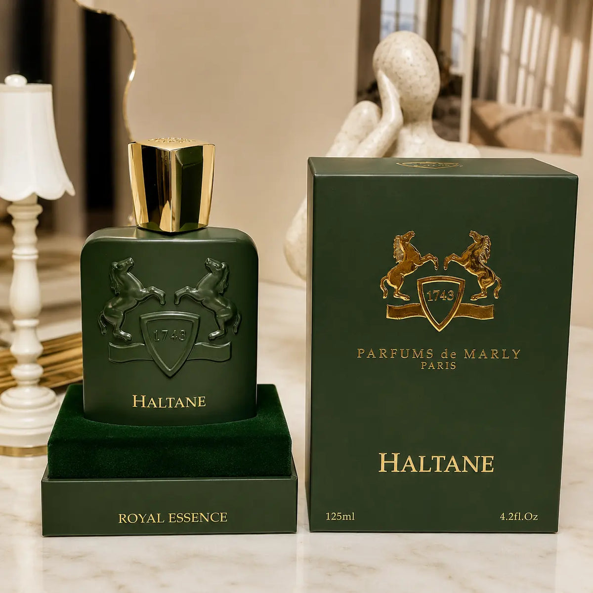 Parfums de Marly Haltane Eau de Parfum 125ml green perfume bottle and box