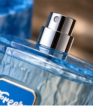 RiiFFS Freeze Eau de Parfum silver atomizer detail