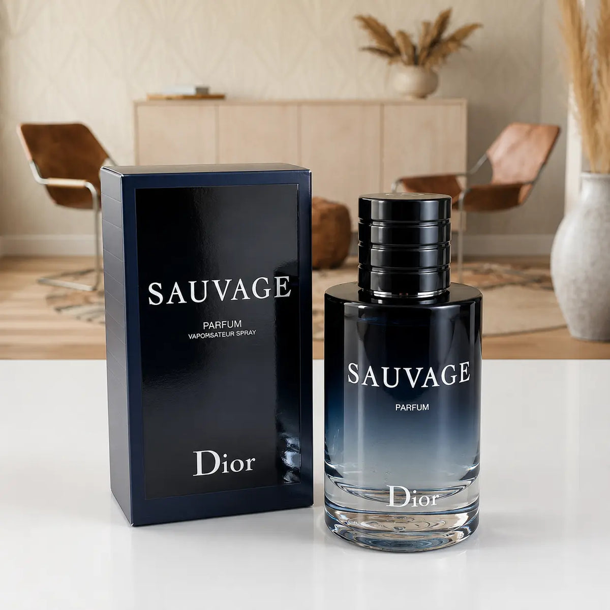 Dior Sauvage Parfum bottle and box