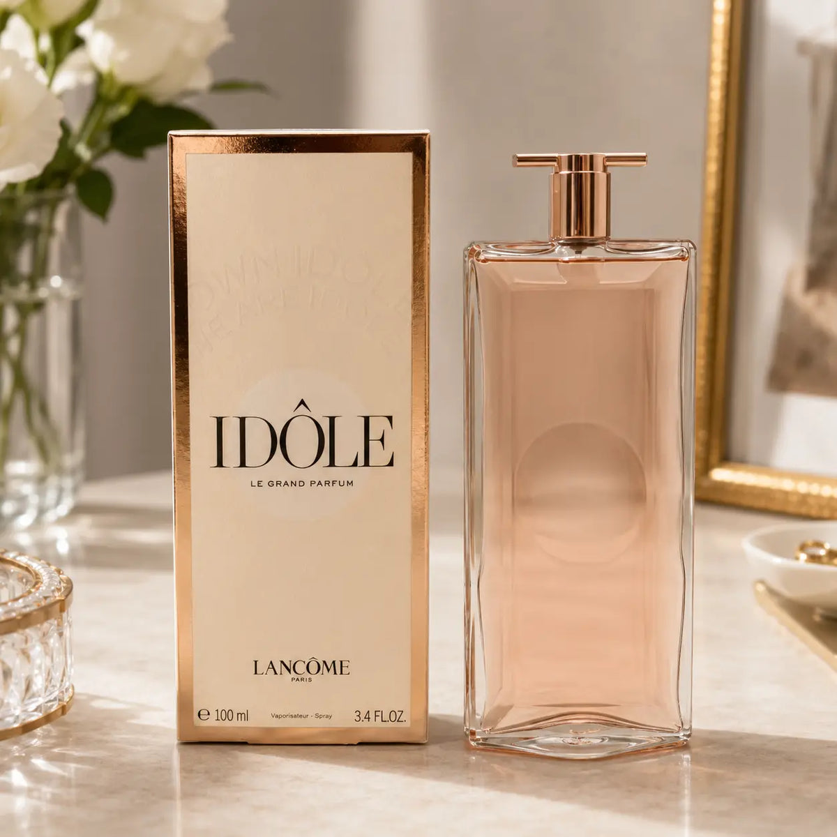 Lancôme Idôle Eau de Parfum 100ml perfume bottle and box