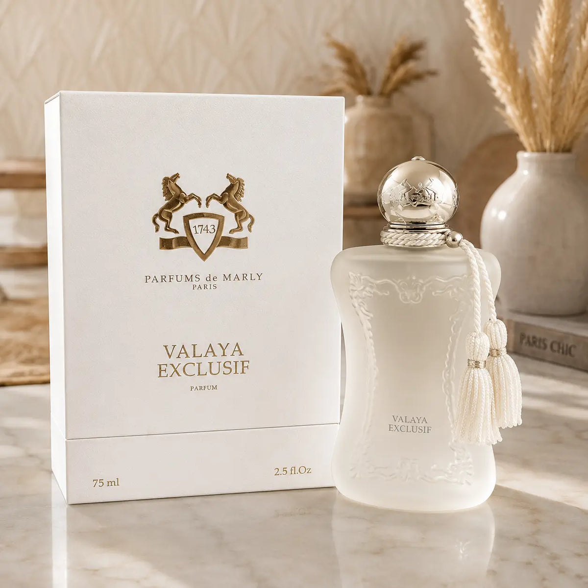 Parfums de Marly Valaya Exclusif Parfum 75ml bottle and box