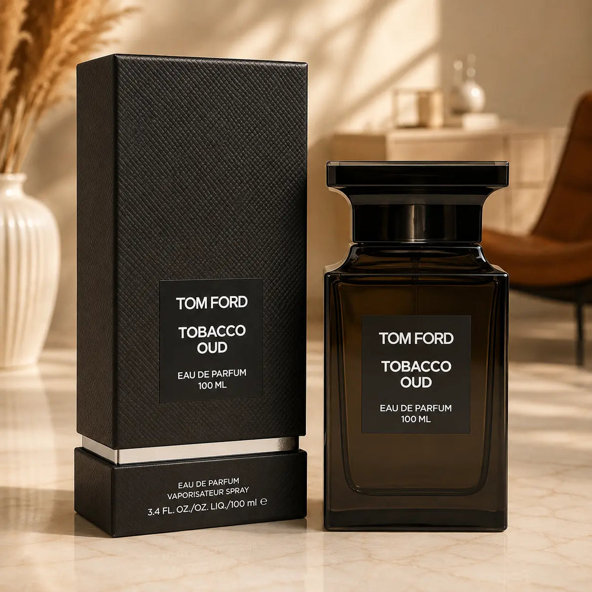 Tom Ford Tobacco Oud Eau de Parfum 100ml dark perfume bottle and box
