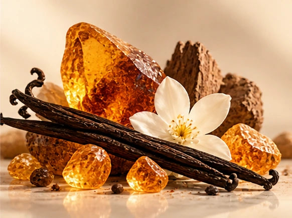 tom ford amber vanilla botanical composition